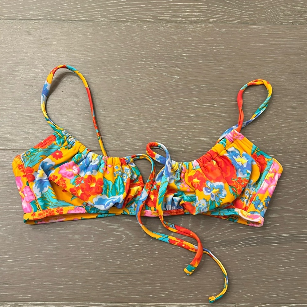 M Multi-colored Bikini Top